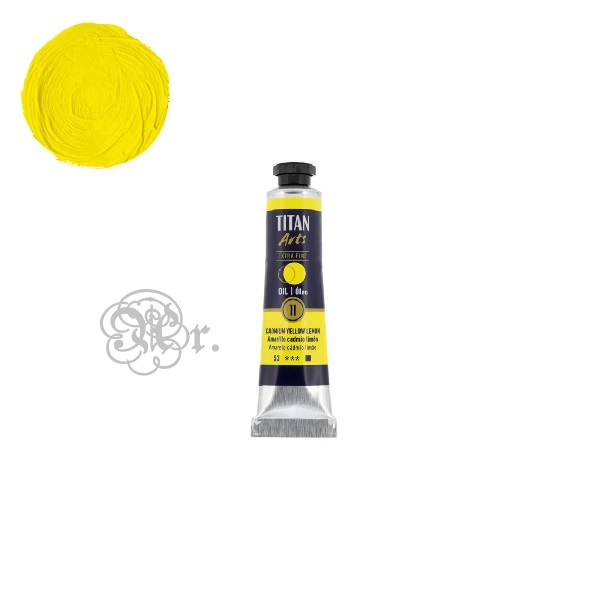 11 Oleo Titan 20 ml. Amarillo Cadmio Limon