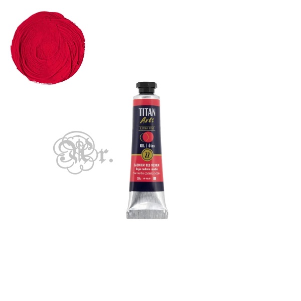 22 Oleo Titan 20 ml. Rojo Cadmio Medio