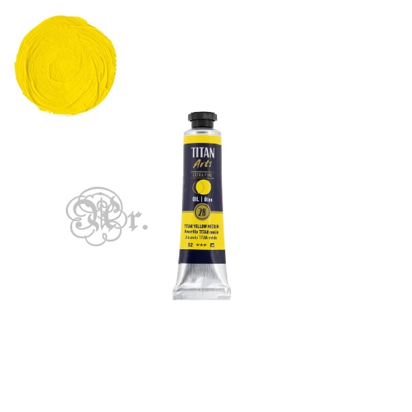 28 Oleo Titan 20 ml. Amarillo Titan Medio