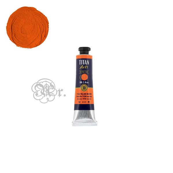 30 Oleo Titan 20 ml. Amarillo Titan Naranja