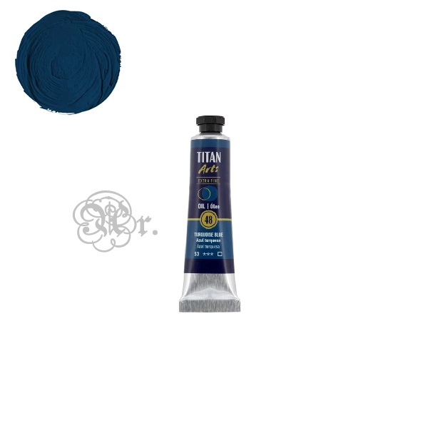 48 Oleo Titan 20 ml. Azul Turquesa