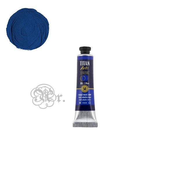 50 Oleo Titan 20 ml. Azul Cobalto Claro