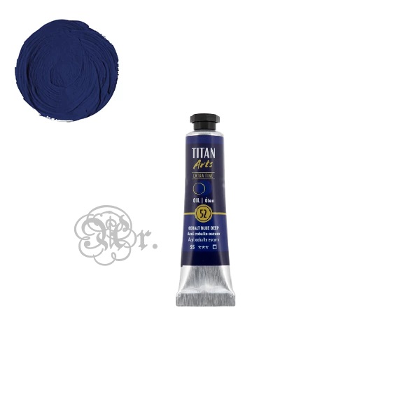 52 Oleo Titan 20 ml. Azul Cobalto Oscuro