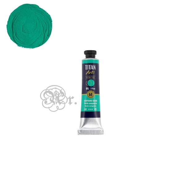 68 Oleo Titan 20ml. Verde Compuesto