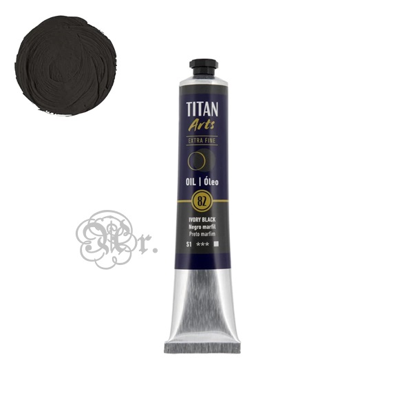 82 Oleo Titan 60 ml. Negro Marfil