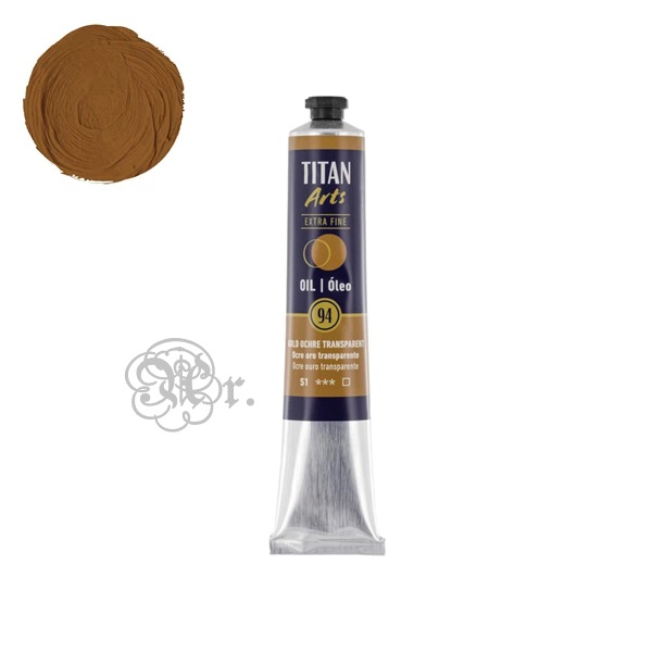 94 Oleo Titan 60 ml. Ocre Oro Transparente