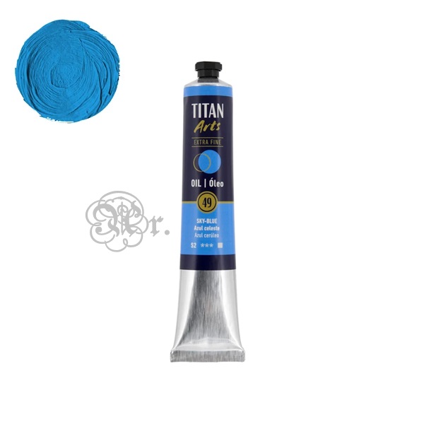 49 Oleo Titan 60ml. Azul Celeste