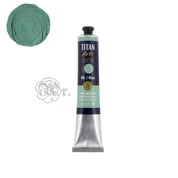 72 Oleo Titan 60 ml. Verde Cobalto Oscuro