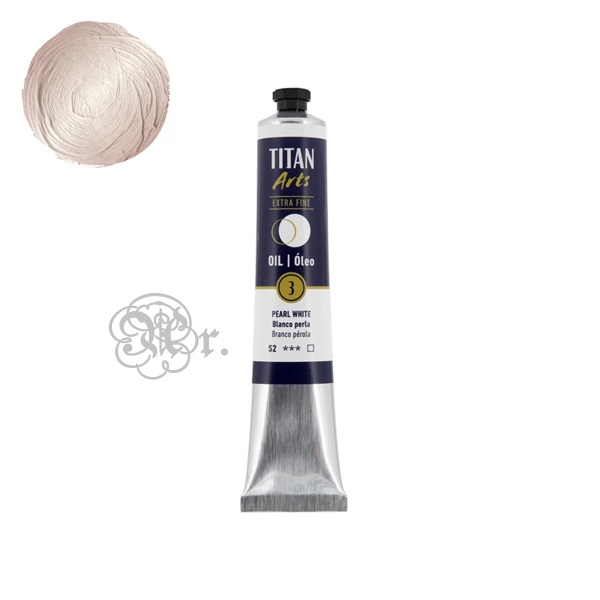 3 Oleo Titan 60 ml. Blanco Perla