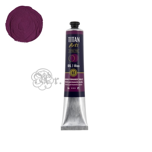 63 Oleo Titan 60 ml. Violeta permanente medio