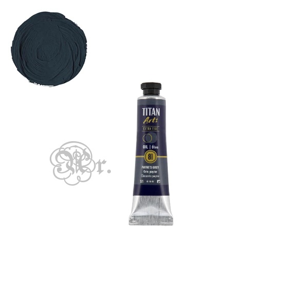 81 Oleo Titán 20 ml. Gris payne