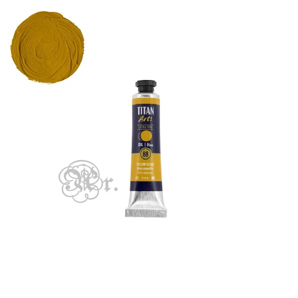 88 Oleo Titan 20 ml. Ocre Amarillo