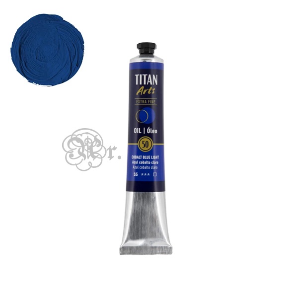 50 Oleo Titan 60 ml. Azul Cobalto Claro