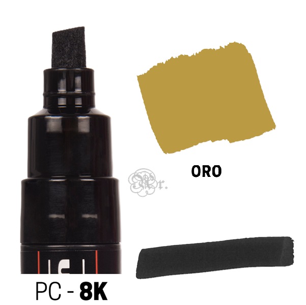 Rotulador Posca PC-8K Oro