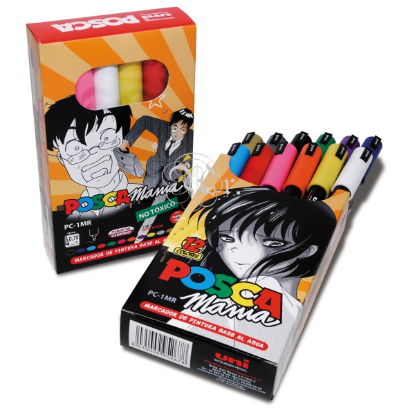 Rotulador Posca PC-1MR Set 12  poscamania
