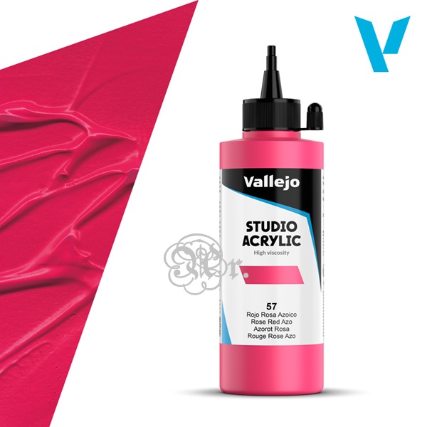 57 Acrilico Vallejo 200 ml. Rojo Rosa Azoico