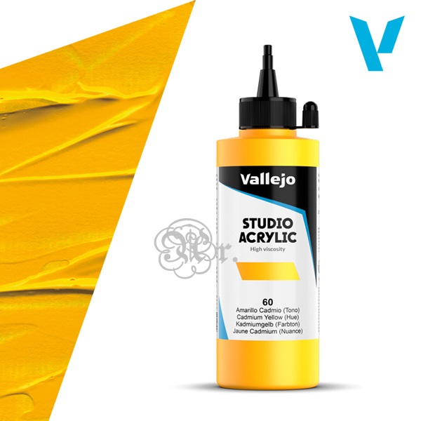 60 Acrilico Vallejo 200 ml. Amarillo Cadmio