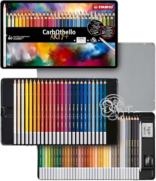 Carbothello caja metal 60 colores