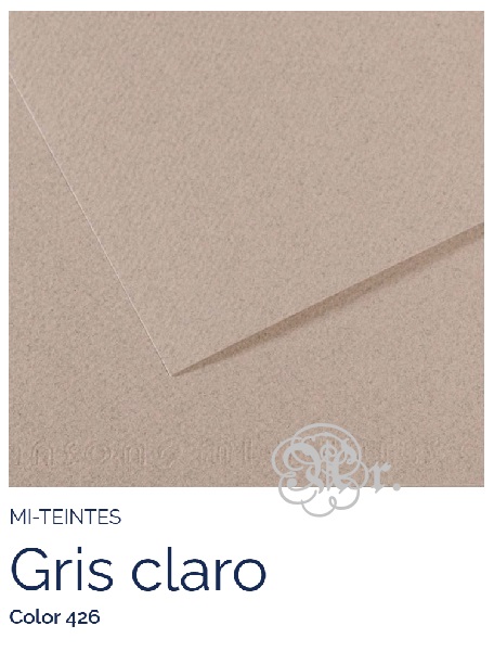 Papel Canson Mi-Teintes 426 gris claro