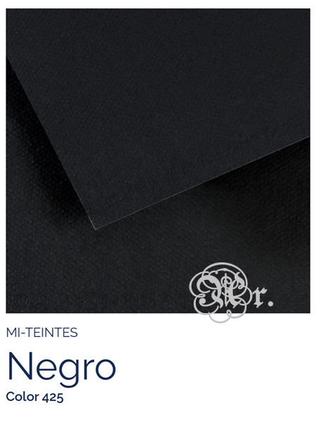 Papel Canson Mi-Teintes 425 negro