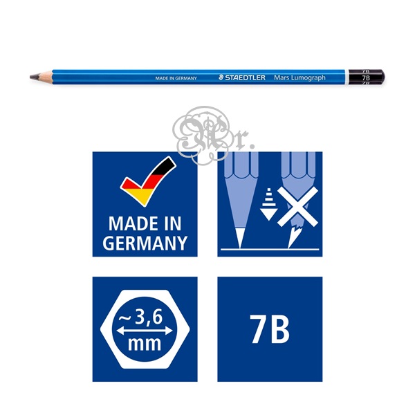 Lápiz Staedler Lumograph 7B