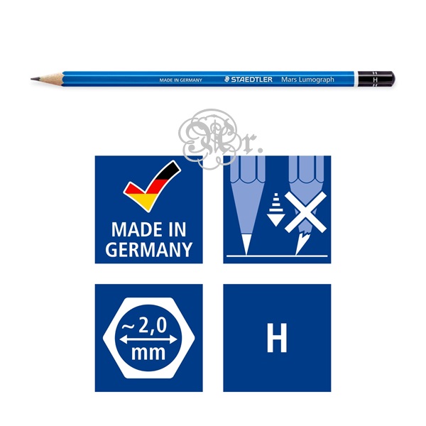 Lapiz Staedtler Lumograph H