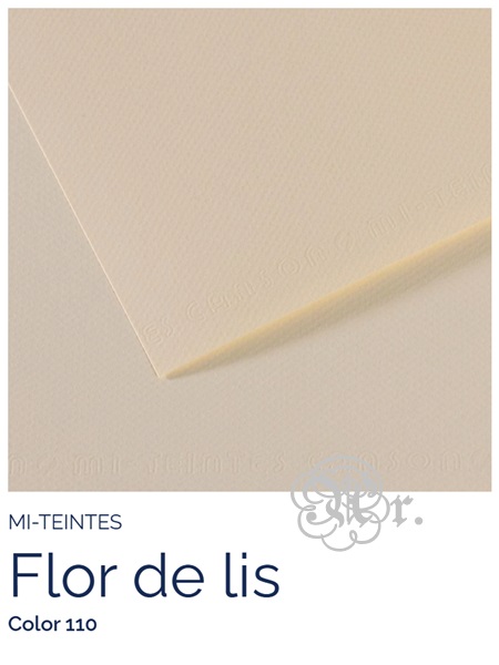 Papel Canson Mi-Teintes 110 Flor De Lis