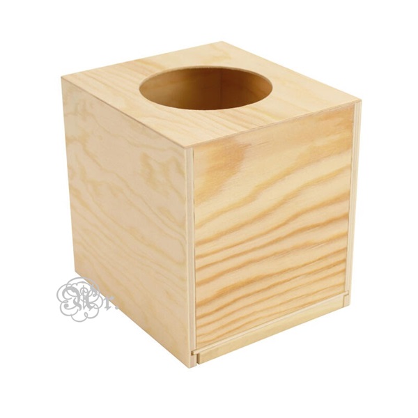 Caja Pañuelos Elegante Novo 14*14*12.5 Cm.