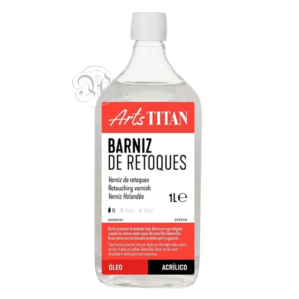 Barniz de retoques titan 1 L.