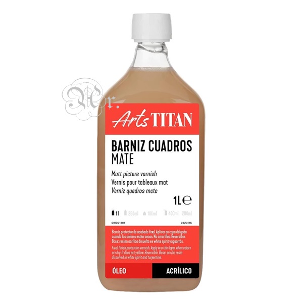 Barniz Cuadros Titan Mate 1 L