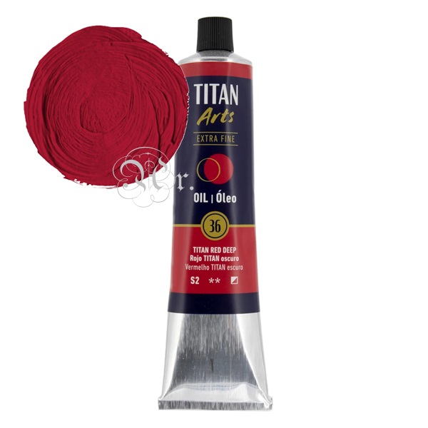 Oleo Titan 200 Ml. 36 Rojo Titan Oscuro