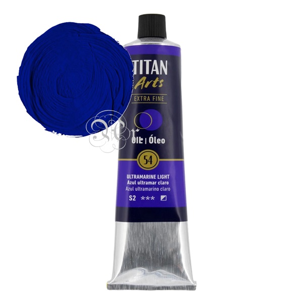 Oleo Titan 200 Ml. 54 Azul Ultramar Claro