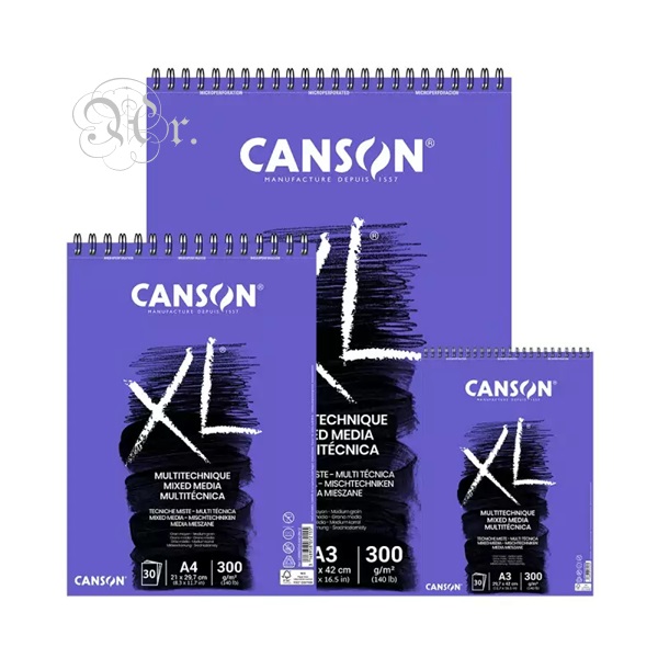 Block Tenicas Mixtas Canson XL A4 30h.