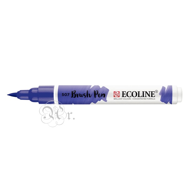 Ecoline Brushpen 507 Azul Ultramar Violeta