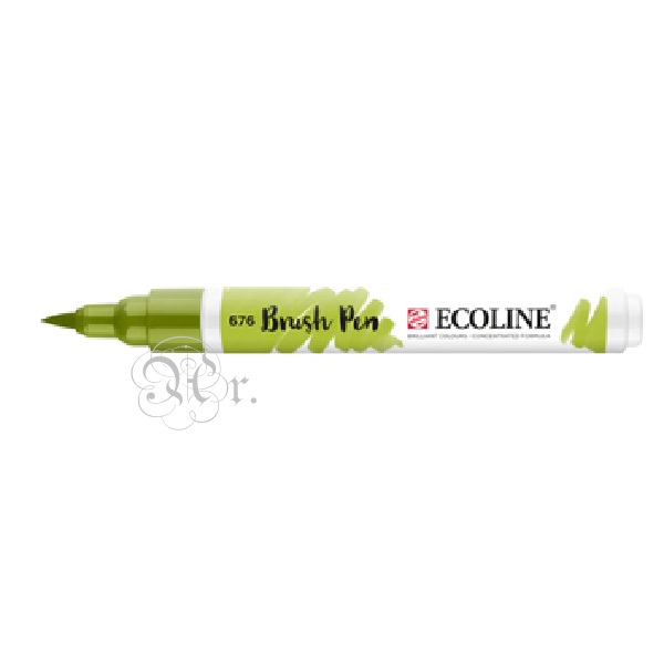 Ecoline Brushpen 676 Verde Hierba