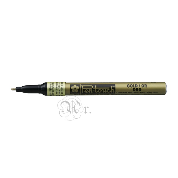 Rotulador Sakura Pen-Touch Fino Oro