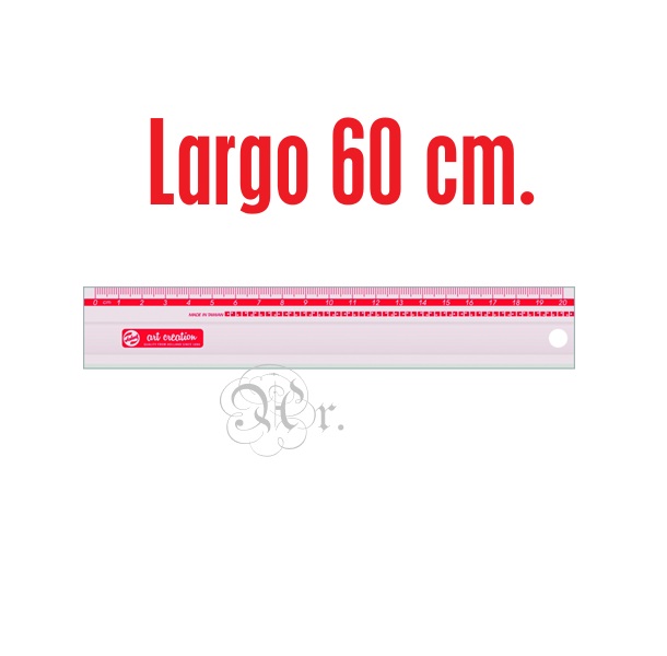 Regla Aluminio 600 Mm.