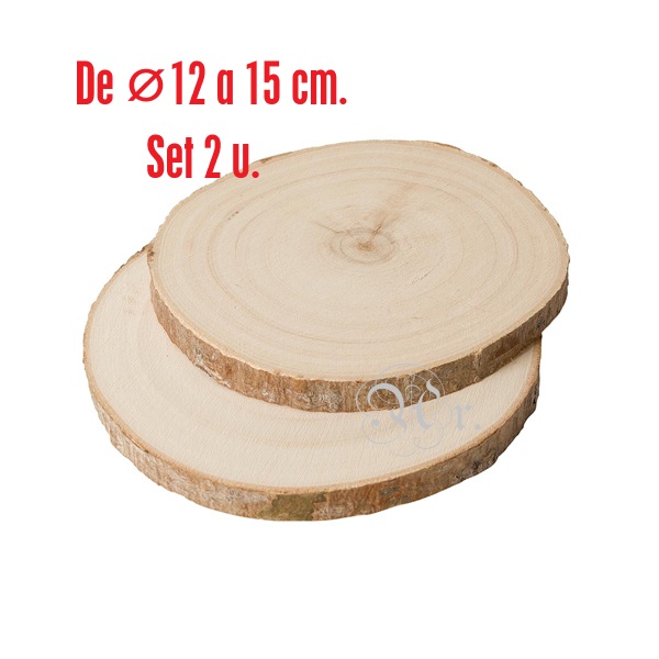 Set 2 Peana Arbol Ø12-15 Cm.