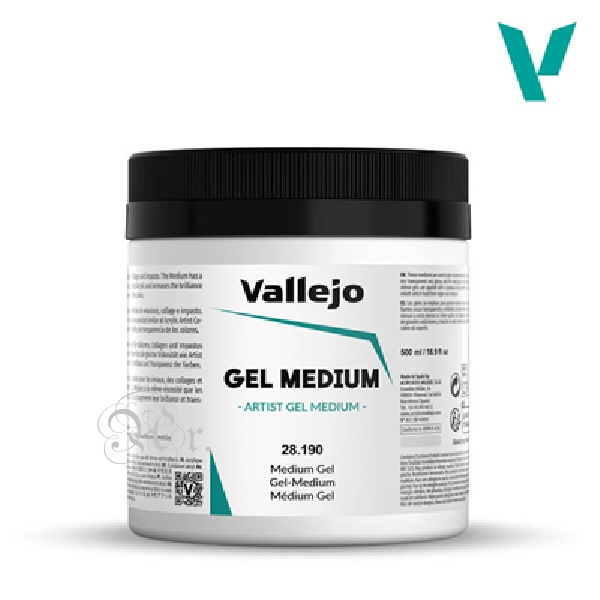 Gel Medium Artist Vallejo 500 Ml.