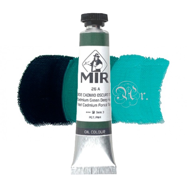 Oleo MIR 26A Verde Cadmio Oscuro Tono 20 ml