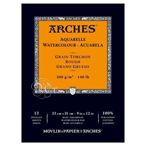 Block Acuarela Arches 23*31 Cm. GG 12h.