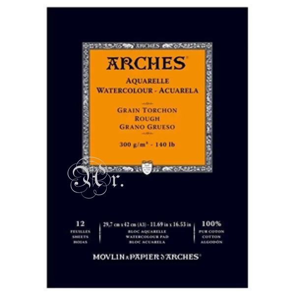 Block Acuarela Arches 29.7*42 Cm. GG 12h.
