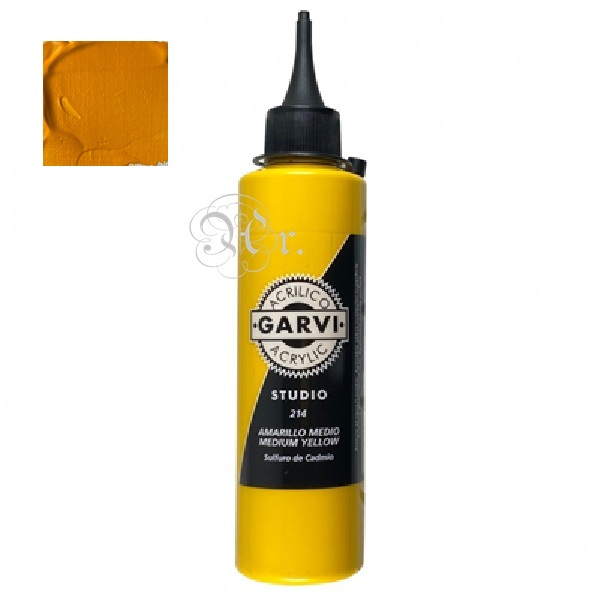 Acrilico Garvi 200 ml. AMARILLO MEDIO