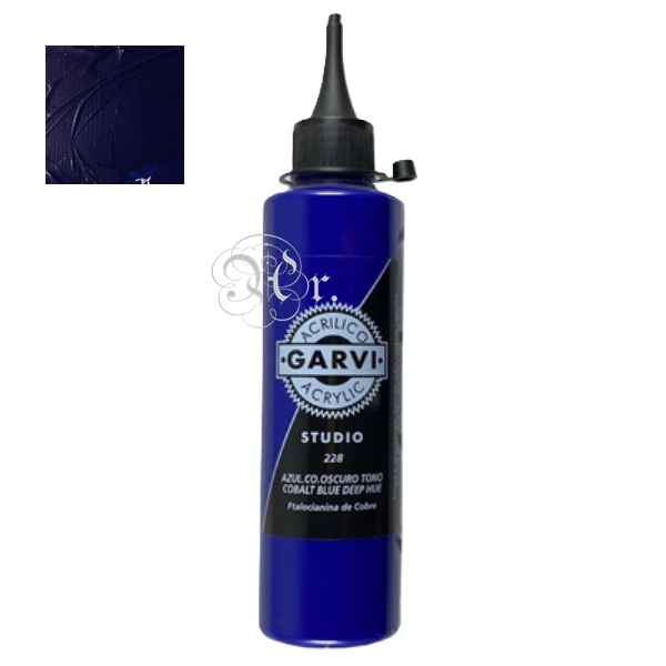 ACRIL.GARVI 200 ml.AZUL COB.OSC.TONO*