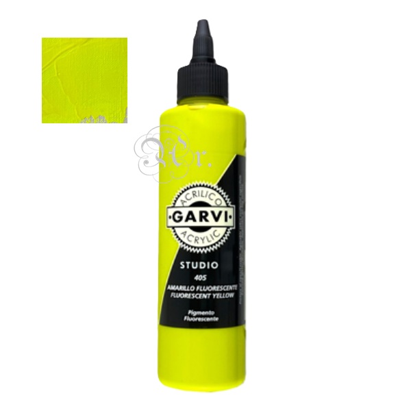 ACRIL.GARVI 200 ml.AMARILLO FLUORESCENTE