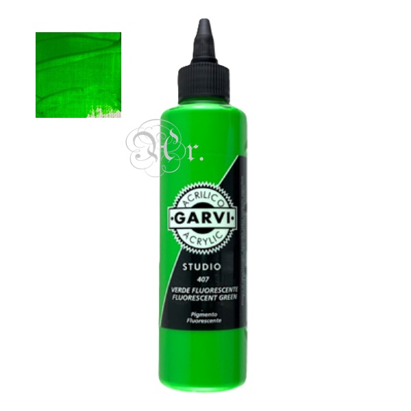 Acrilico Garvi 200 ml. VERDE FLUORESCENTE