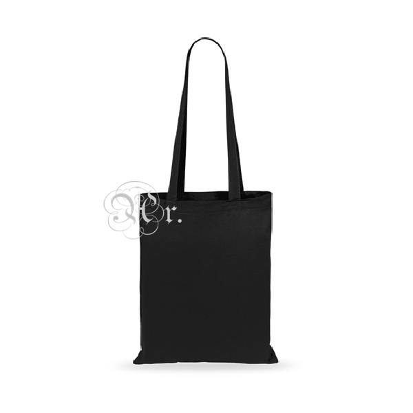 Bolsa Negra Algodon Asa 37*41 Cm.