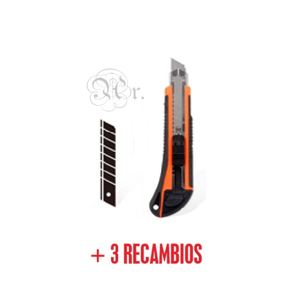 Cutter 9 mm. + 3 Recambios