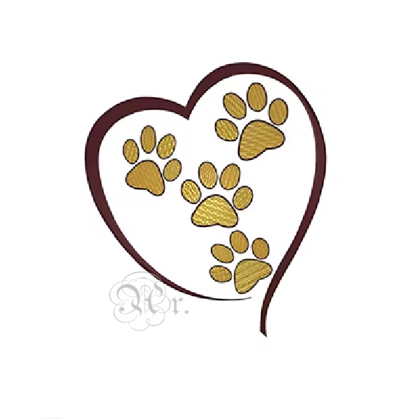 Transfer Textil Dtf 18*18 Cm. Corazon Huella