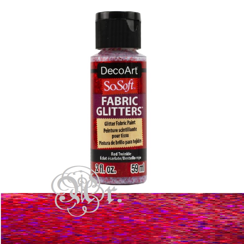 So-Soft Glitter 59 Ml. Dssfg07 Rojo Twik